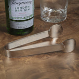 Spiga Textured Ice Tong, Nickel