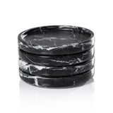 Marble Coaster - Black Marquino (Set of 4)