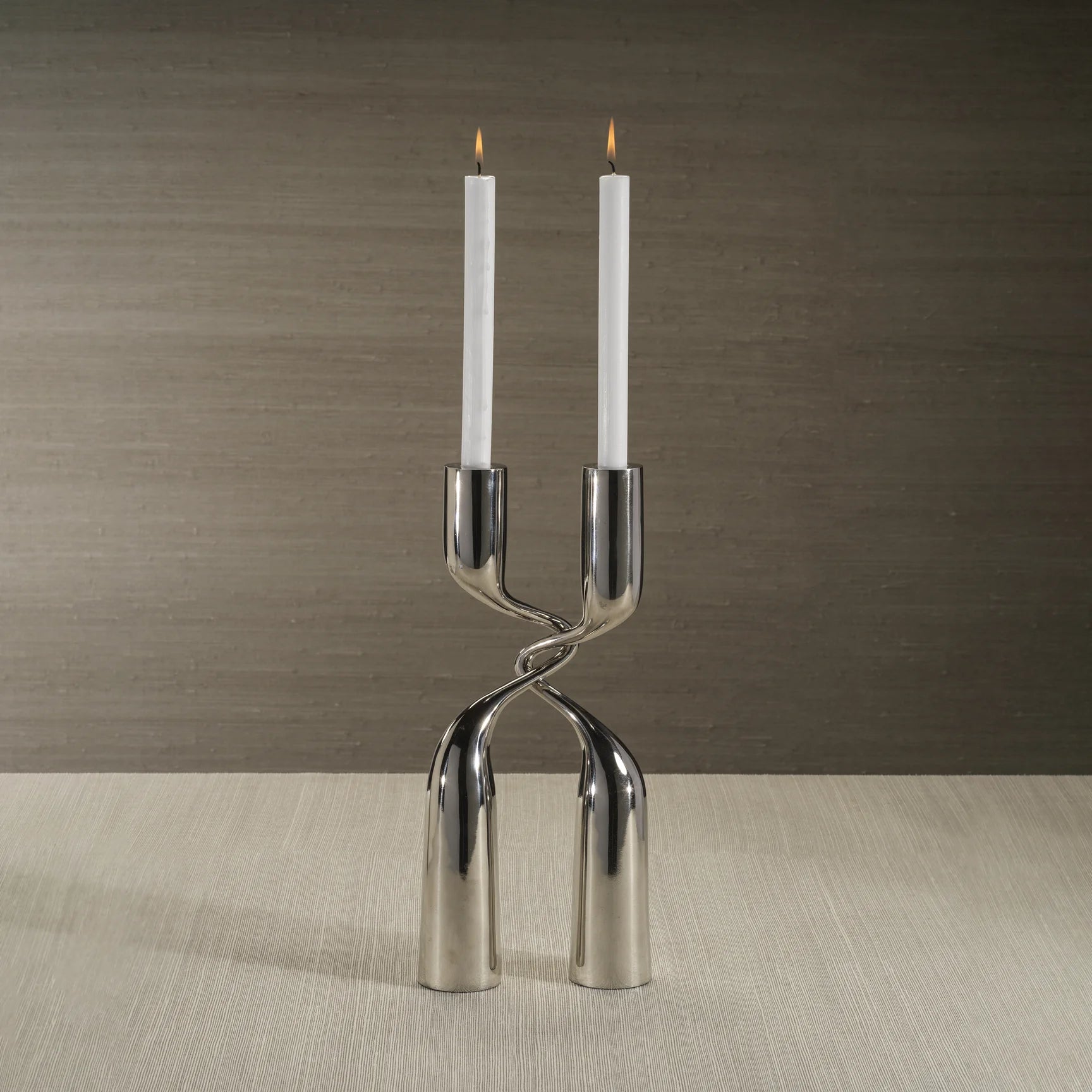 Liaison | 2-Piece Metal Candle Holder Set