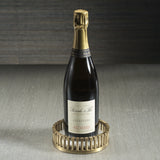 Marbelle Metal and Marble Wine Bottle Coaster