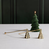 Christmas Tree Design Brass Candle Snuffer