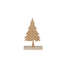 Natural Ash Wood Silhouette Christmas Tree on Base by The Favorites