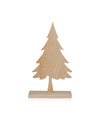Natural Ash Wood Silhouette Christmas Tree on Base by The Favorites