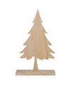 Natural Ash Wood Silhouette Christmas Tree on Base by The Favorites