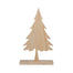 Natural Ash Wood Silhouette Christmas Tree on Base by The Favorites
