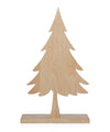 Natural Ash Wood Silhouette Christmas Tree on Base by The Favorites