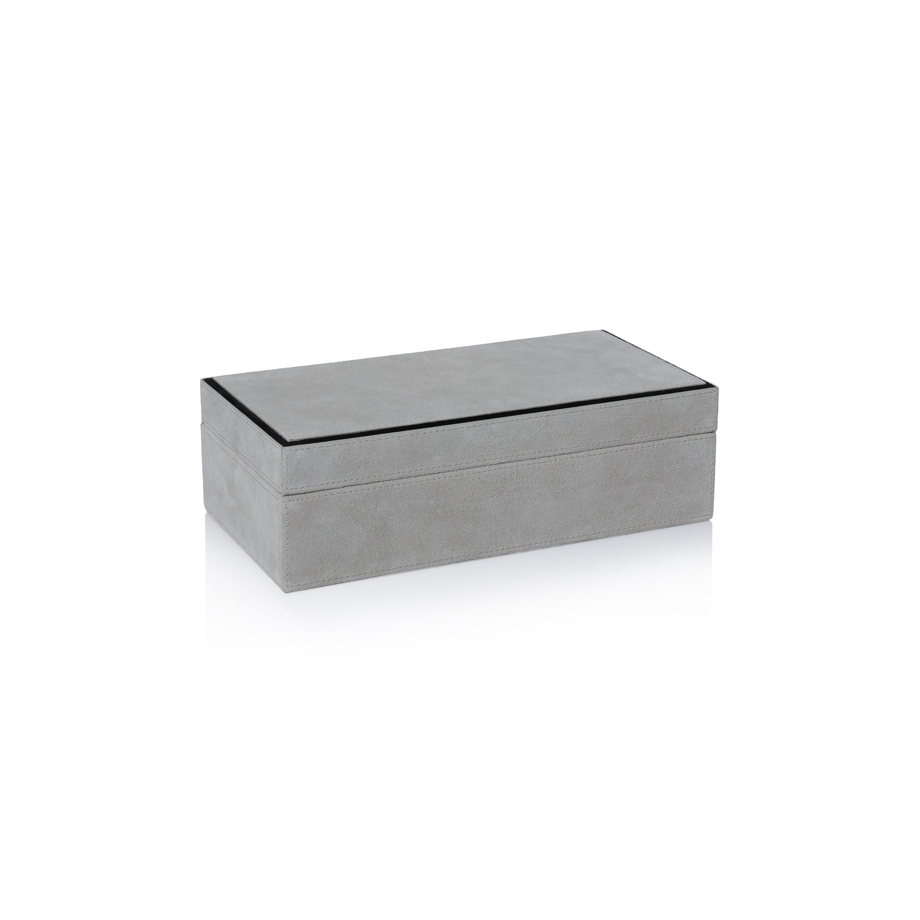 Arden Suede Leather Decorative Box by The Favorites