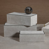 Arden Suede Leather Decorative Box