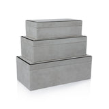 Arden Suede Leather Decorative Box