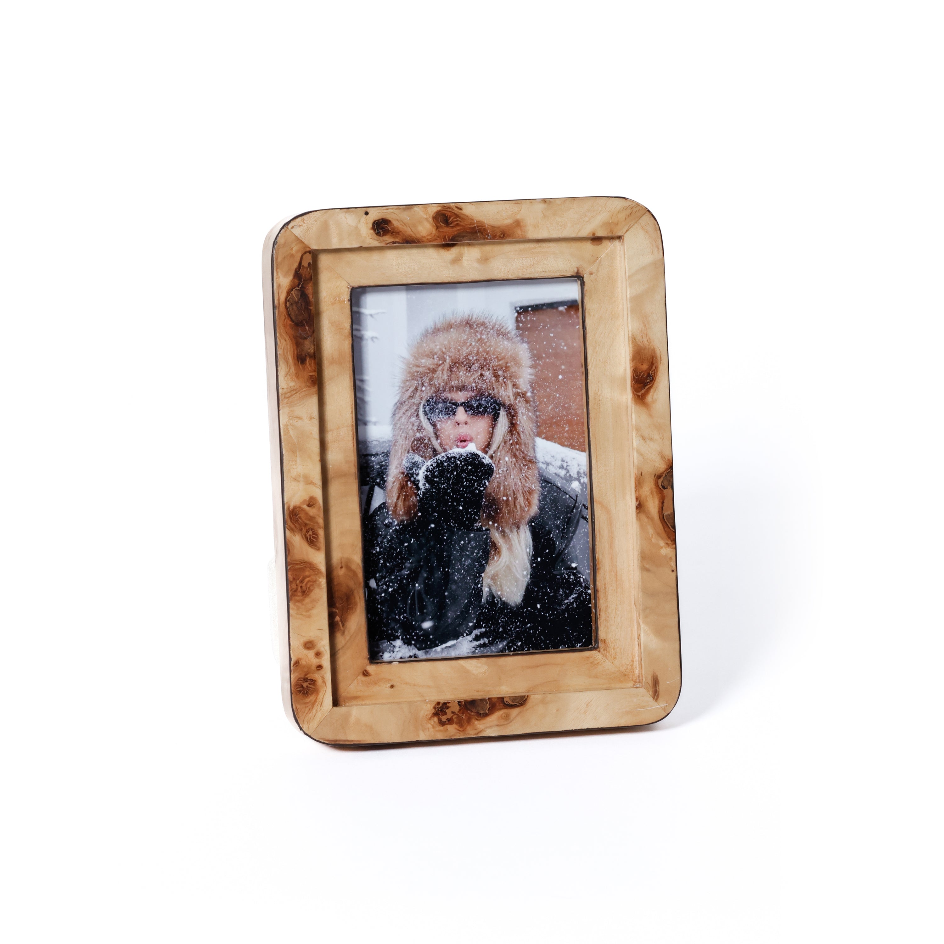 Valberg Burl Veneer Tabletop Photo Frame by The Favorites