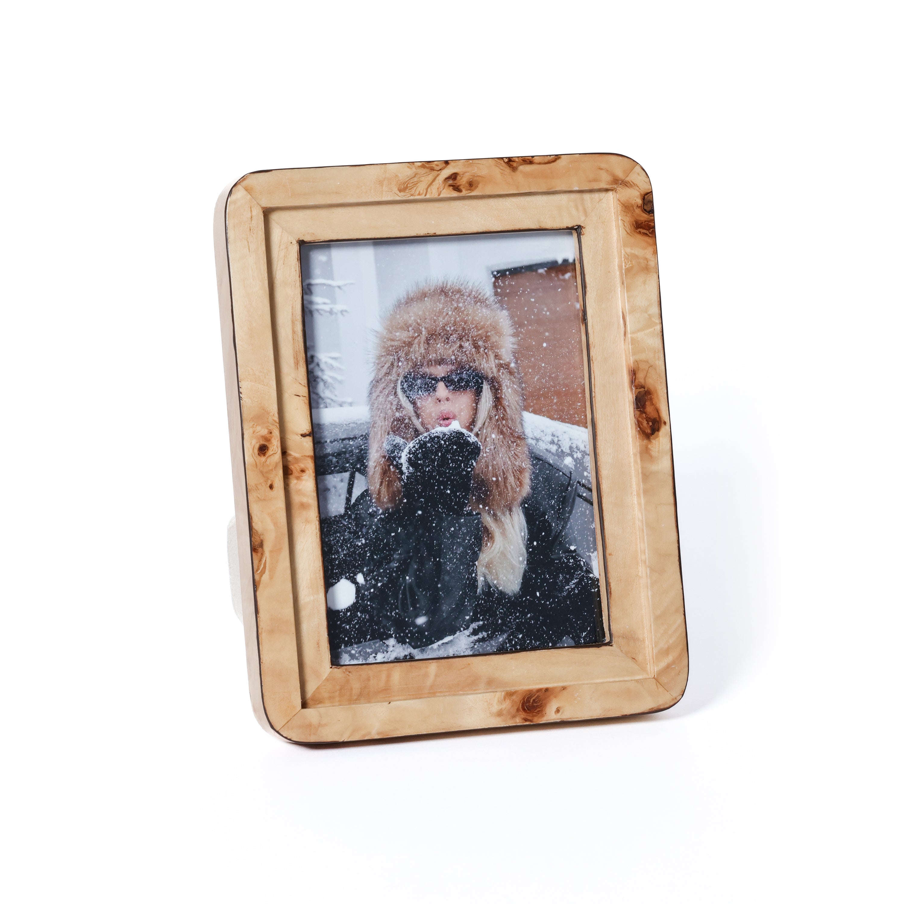 Valberg Burl Veneer Tabletop Photo Frame by The Favorites
