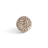 Reticolo Decorative Gold Metal Orbs, Set of 2, 4" by The Favorites