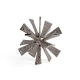 Sculptural Starburst Metal Orb Accent by The Favorites