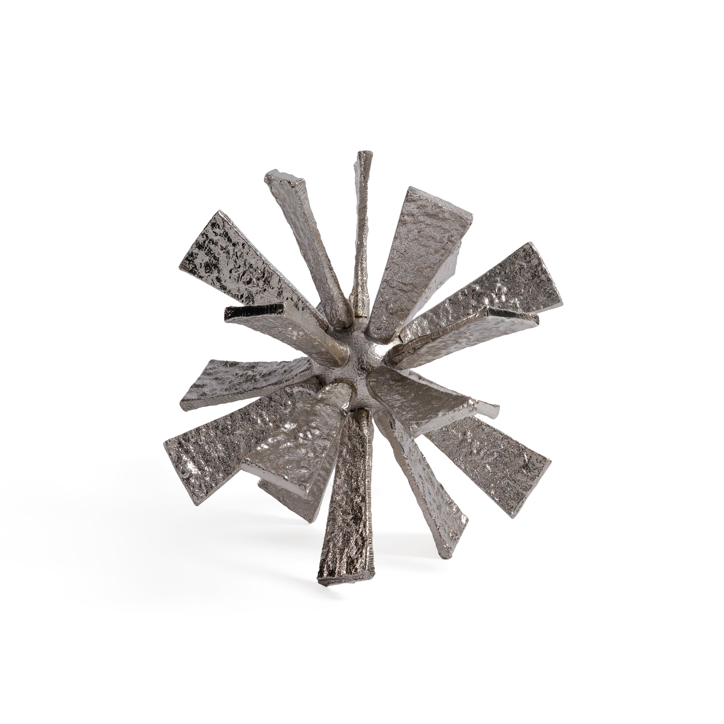 Sculptural Starburst Metal Orb Accent by The Favorites