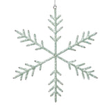 Beaded Snowflake Christmas Hanging Décor Ornaments, Set of 12 by The Favorites