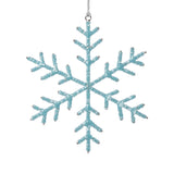 Beaded Snowflake Christmas Hanging Décor Ornaments, Set of 12 by The Favorites