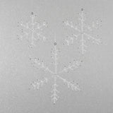 Beaded Snowflake Christmas Hanging Décor Ornaments, Set of 12