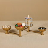 Swivel Polished Stainless Steel Condiment Set