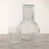 Caspian Carafe - Etched Flower Design