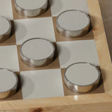 Luxury Chess & Checkers Game Set with Wood Veneer Board - Copenhagen
