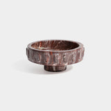 Marbella Red Levanto Marble Pedestal Decorative Bowl