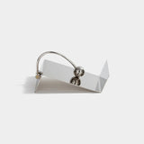 Sleek Polished Nickel Cocktail Napkin Holder