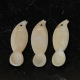 Mother of Pearl Fish Condiment / Caviar Spoon (Set of 4)
