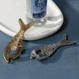 Fish Bottle Opener in Gold