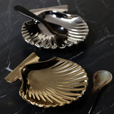 Sanibel Shell Trays in Polished Nickel (Set of 2)