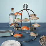 The Maison Tiered Tower- 12 Cups - Polished Nickel