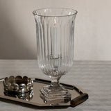 Maison de Verre Cut Glass Hurricane Taper Holder