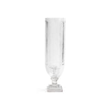 Maison de Verre Whisper Cut Glass Hurricane Taper Holder - 20.75 in