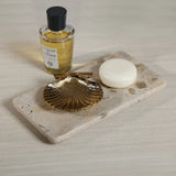 Crema Fossil Marble Vanity Tray