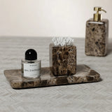 Marrón Emperador Marble Vanity Tray