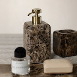 Marrón Emperador Marble Soap & Lotion Dispenser