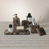 Marrón Emperador Marble Soap & Lotion Dispenser