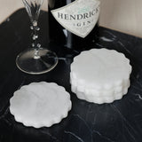 Alabaster Grace Drink Coasters, Set of 4