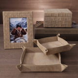Saint-Gervais Suede Leather Catchall - Camel - 8 in