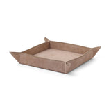Saint-Gervais Suede Leather Catchall - Camel - 8 in