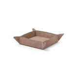 Saint-Gervais Suede Leather Catchall - Camel - 6 in