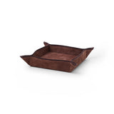 Saint-Gervais Suede Leather Catchall - Brown - 6 in