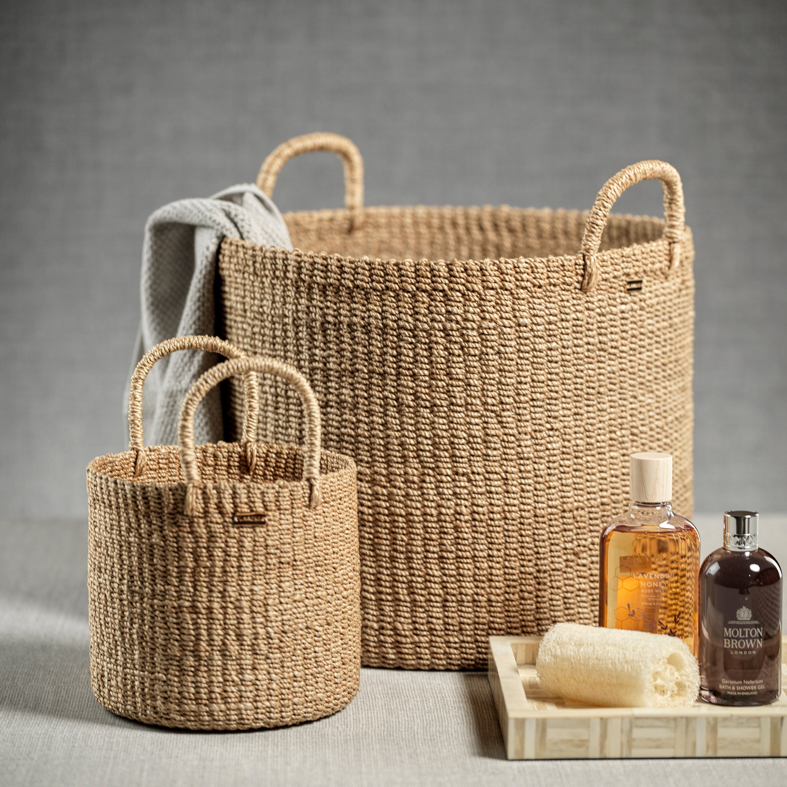 Image of Camille Round Abaca Basket