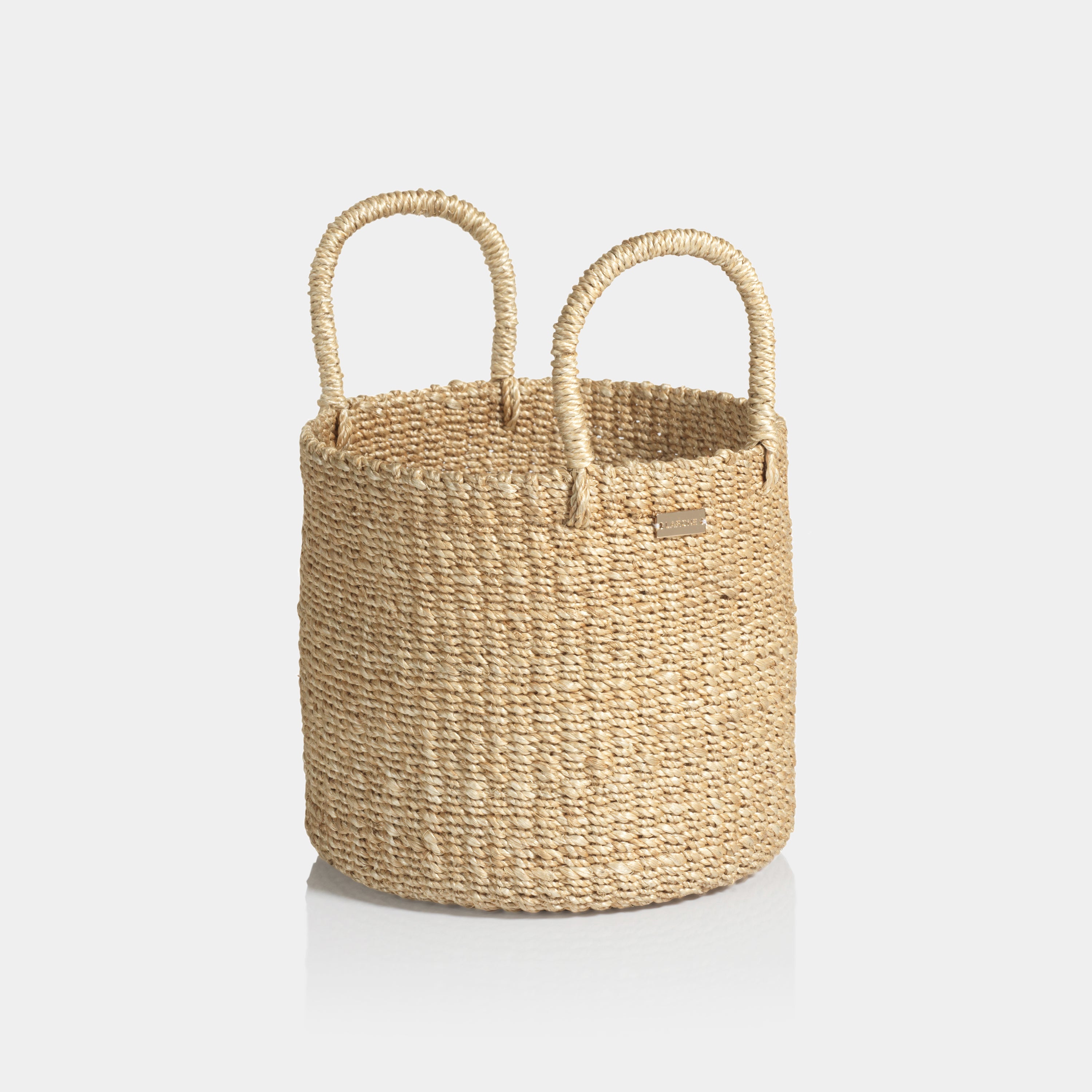 Image of Camille Round Abaca Basket