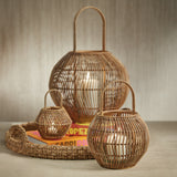 Image of Portofino Rattan Woven Lantern