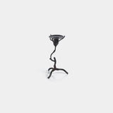 Image of Twig Design Wrought Iron Candle Holder