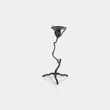Image of Twig Design Wrought Iron Candle Holder