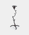Image of Twig Design Wrought Iron Candle Holder