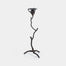 Image of Twig Design Wrought Iron Candle Holder