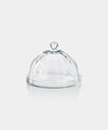 Image of Loulou Optic Pastry Glass Plate with Cloche