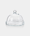 Image of Loulou Optic Pastry Glass Plate with Cloche